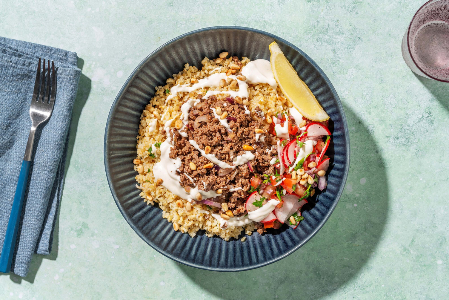 Bols de Beyond Meat® façon kibbeh