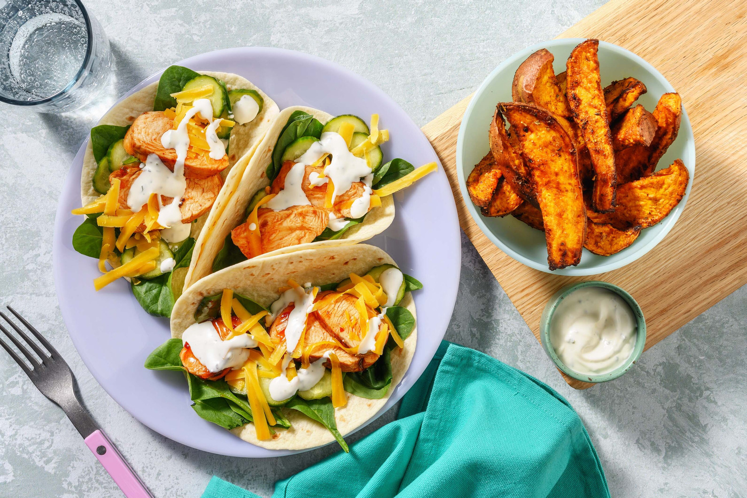 Grilled Honey Turkey Wraps