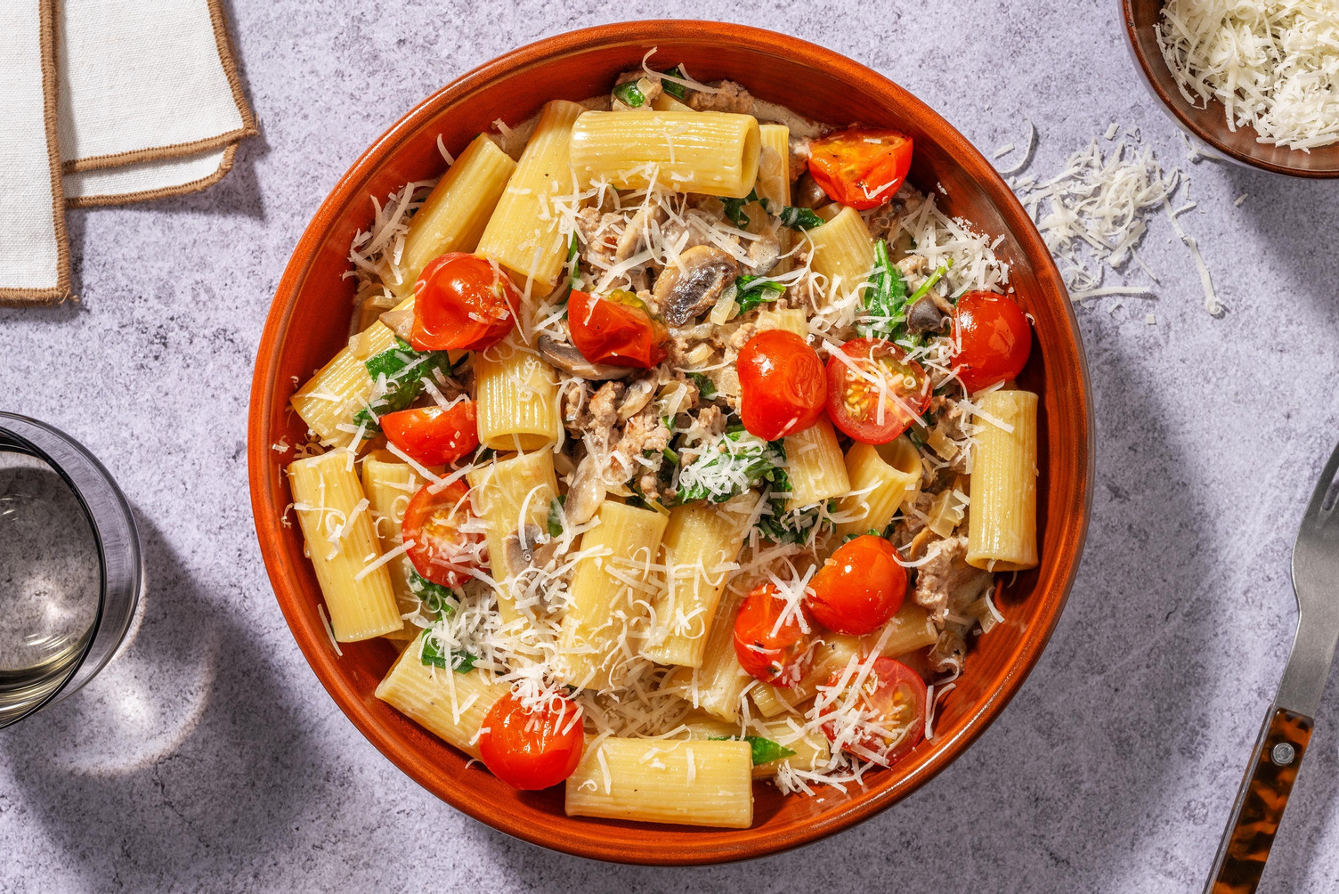 Creamy Italian Sausage Rigatoni