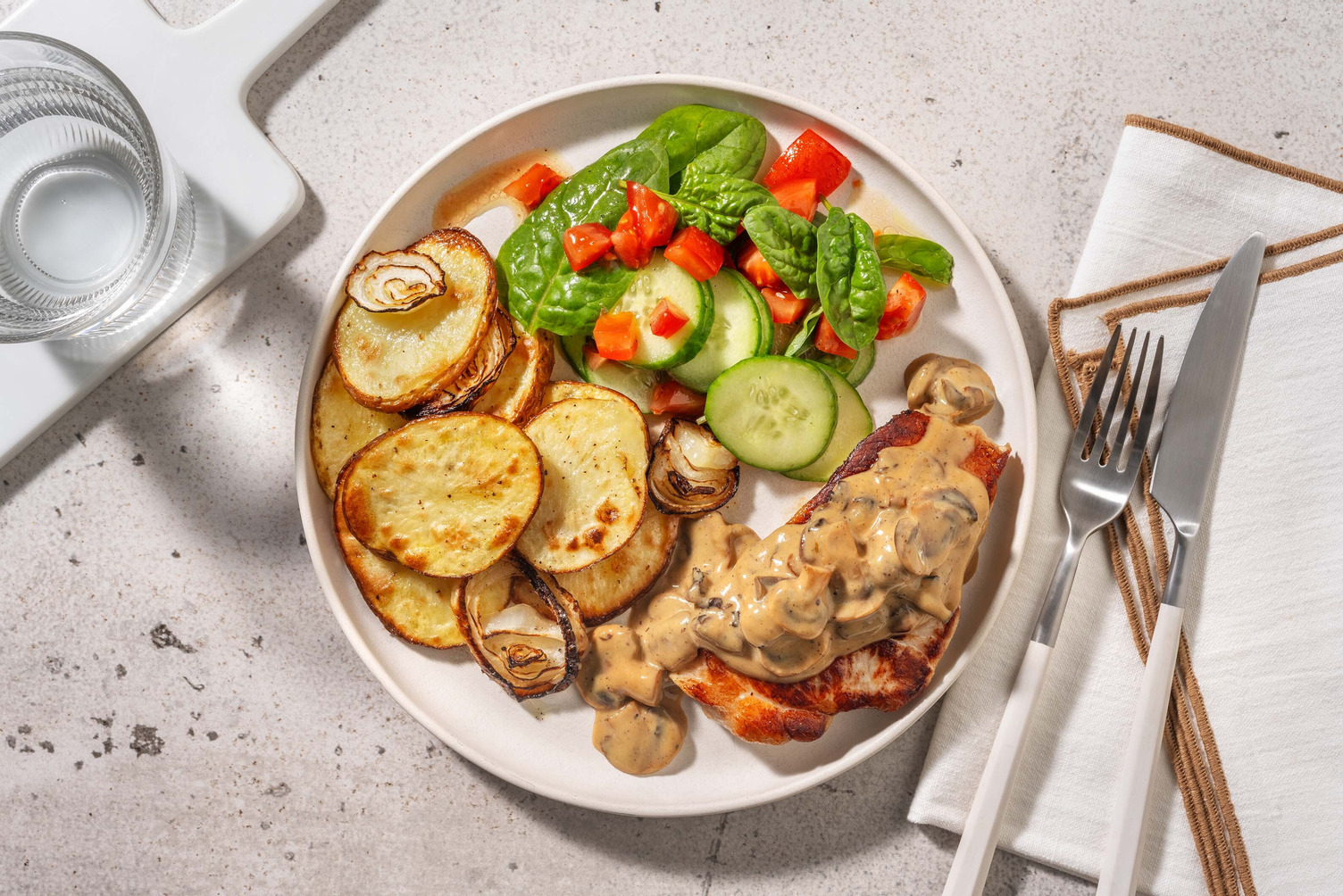 Smart Creamy Mushroom Chicken Thighs