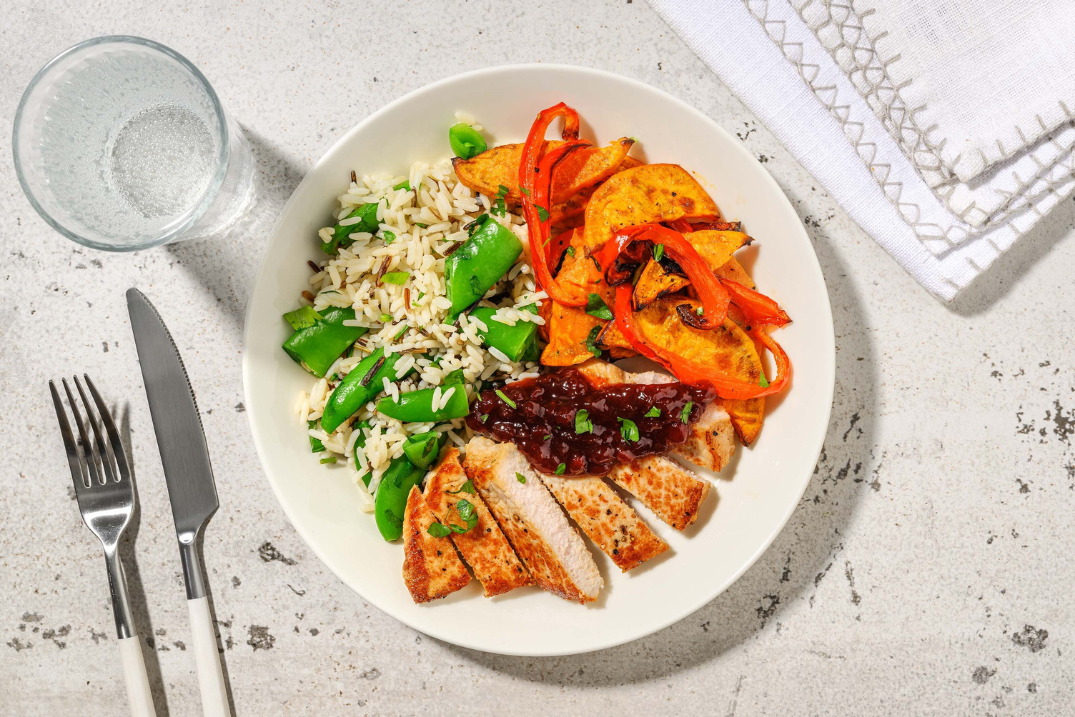 Cal Smart Cranberry-Mustard Chicken Breasts