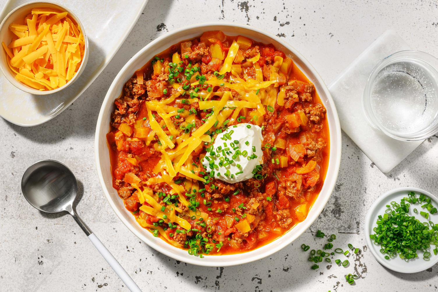 Chili au Beyond Meat® et aux jalapenos