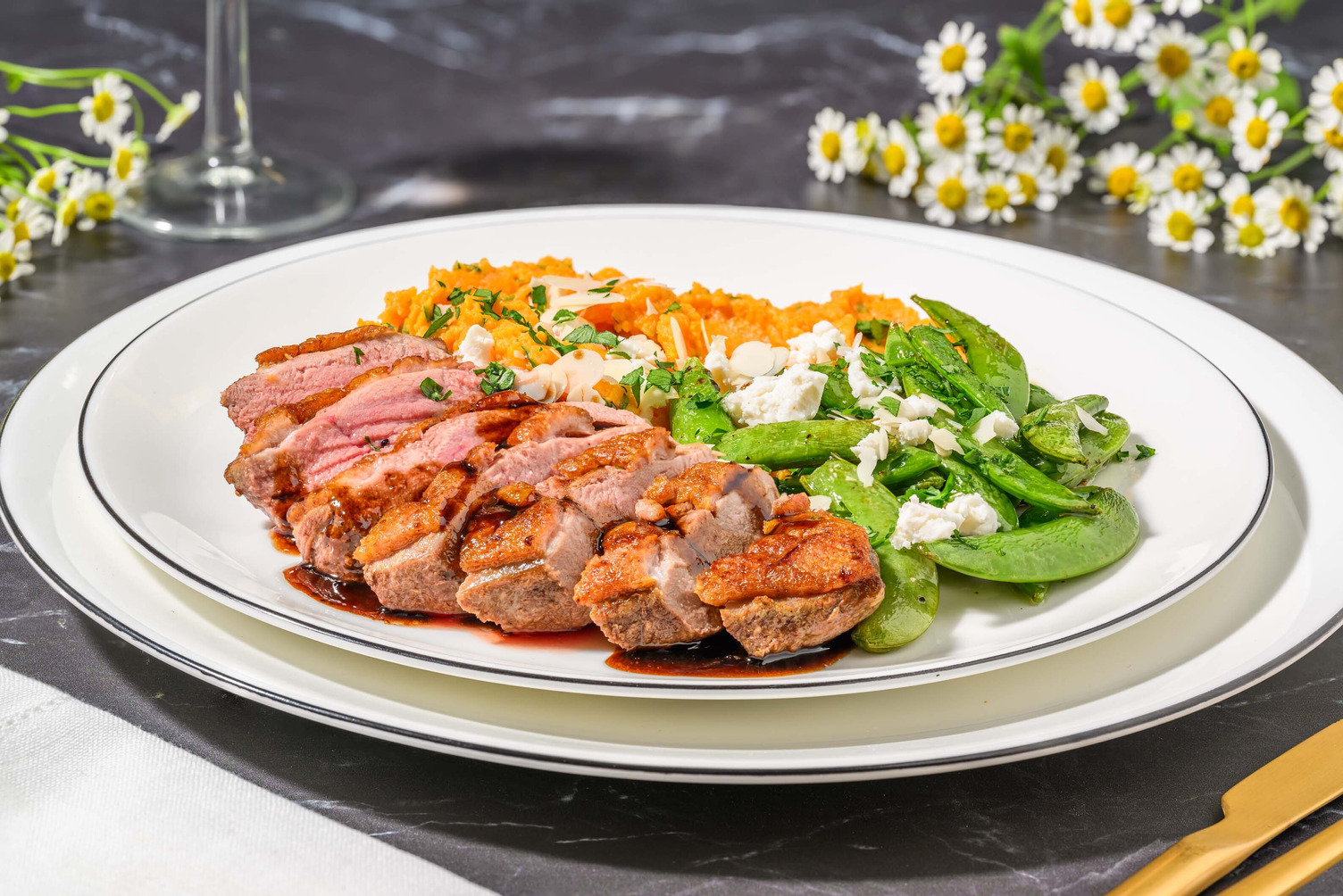 Canard à l'érable et au balsamique 