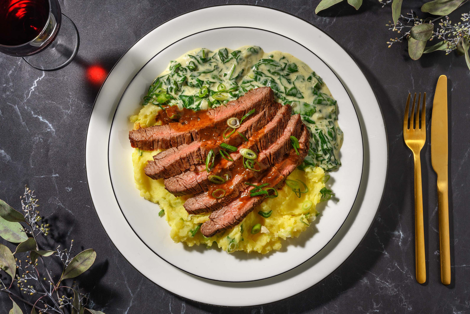 Sirloin Steak and Pan Sauce