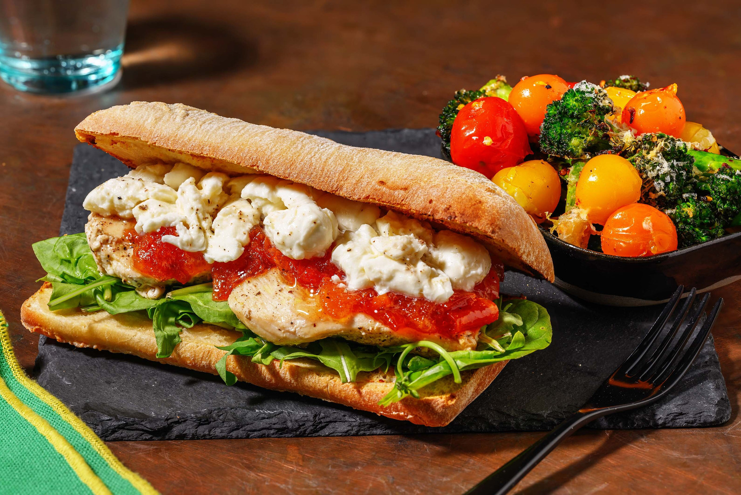 Summery Chicken and Tomato Jam Bistro Sandwiches 