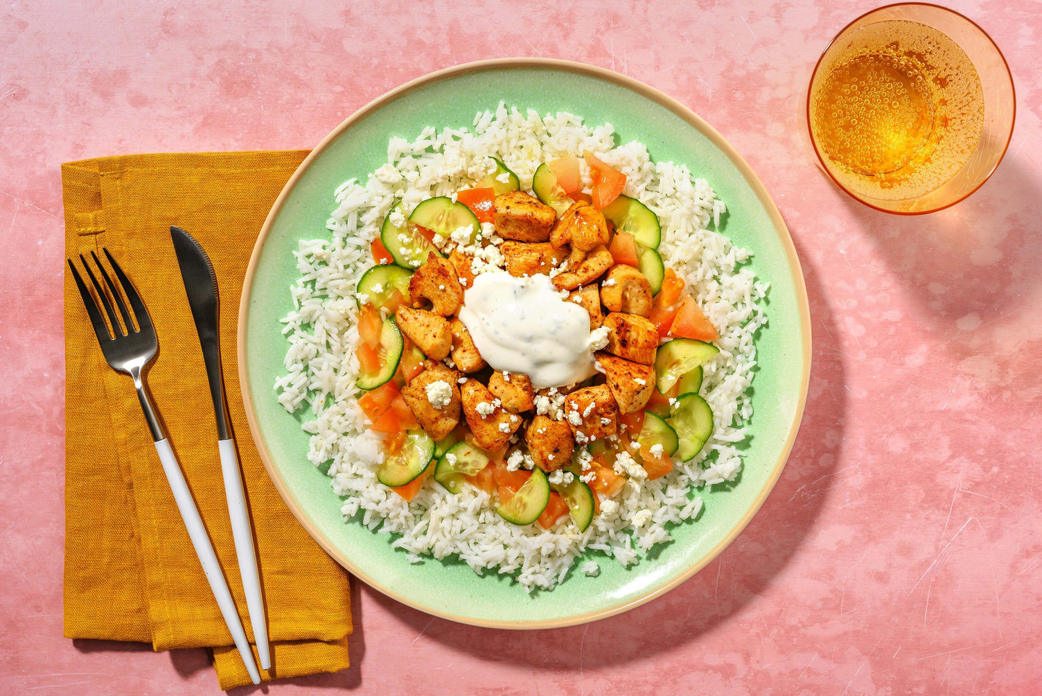 SuperQuick Shawarma-Style Chicken Breasts Bowls