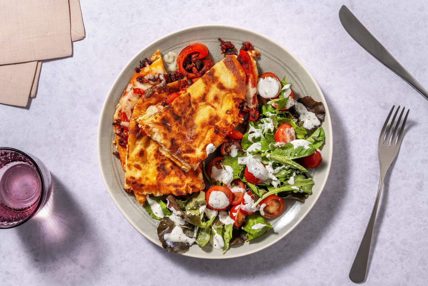 SuperQuick Cheesy Stuffed Beef Pockets