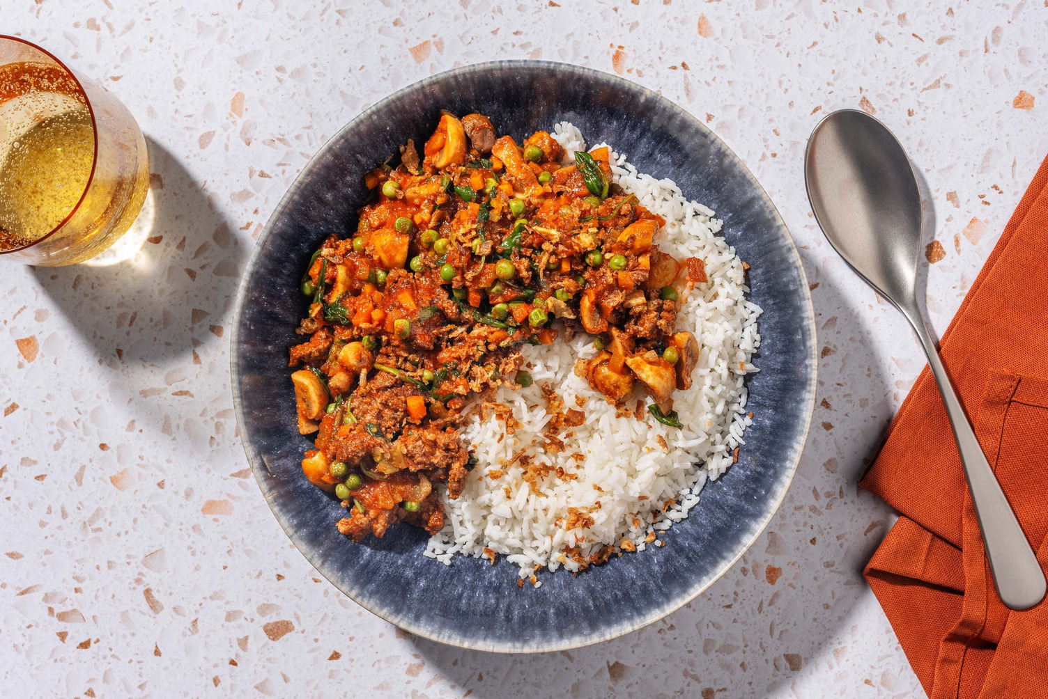 SuperQuick Beyond Meat® and Spinach Rice Bowls