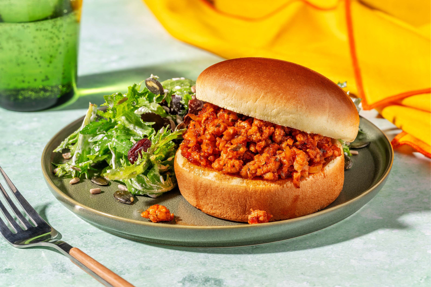Sloppy Joes d'émincé protéiné à base de plantes