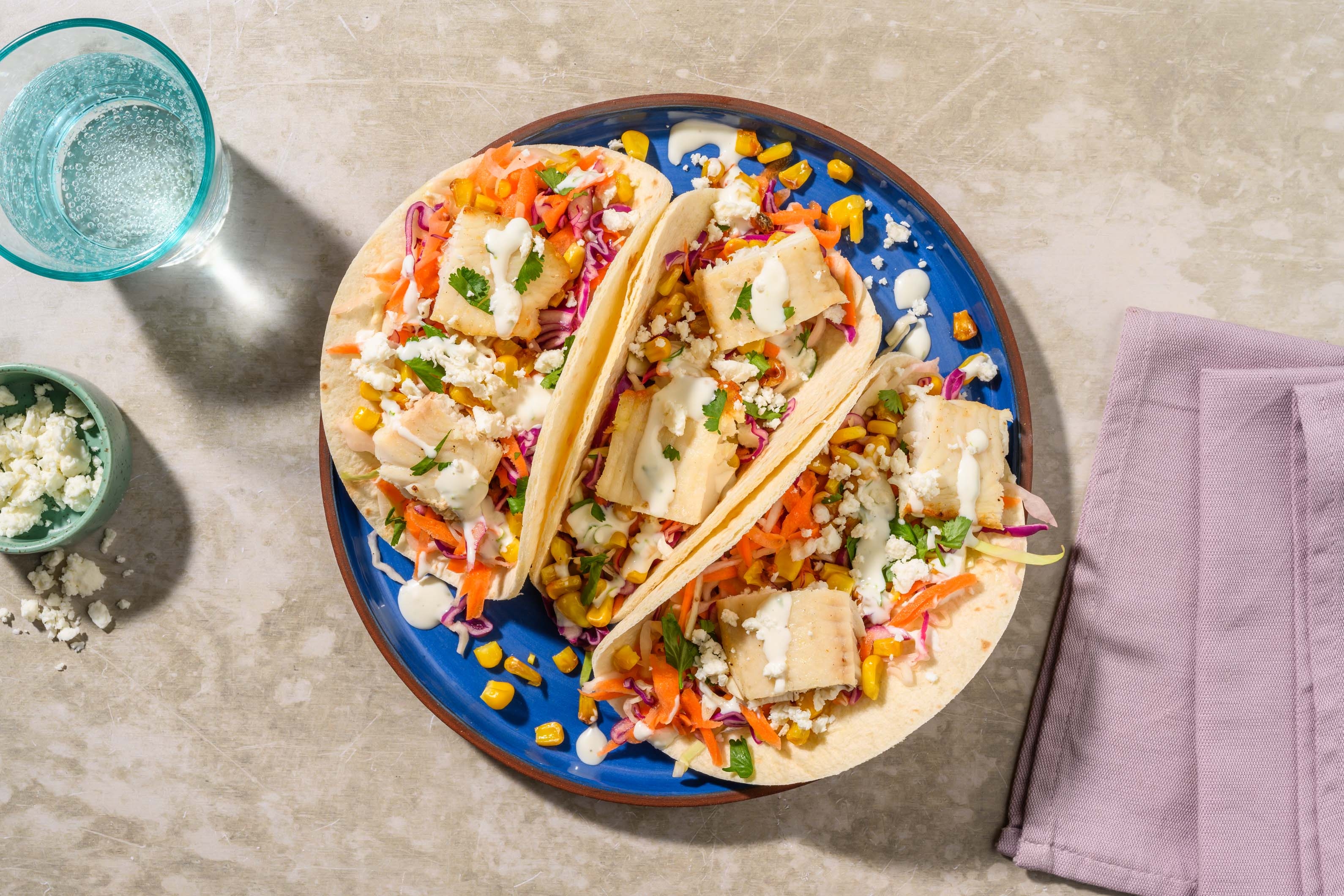Tacos Baja au double tilapia super rapides