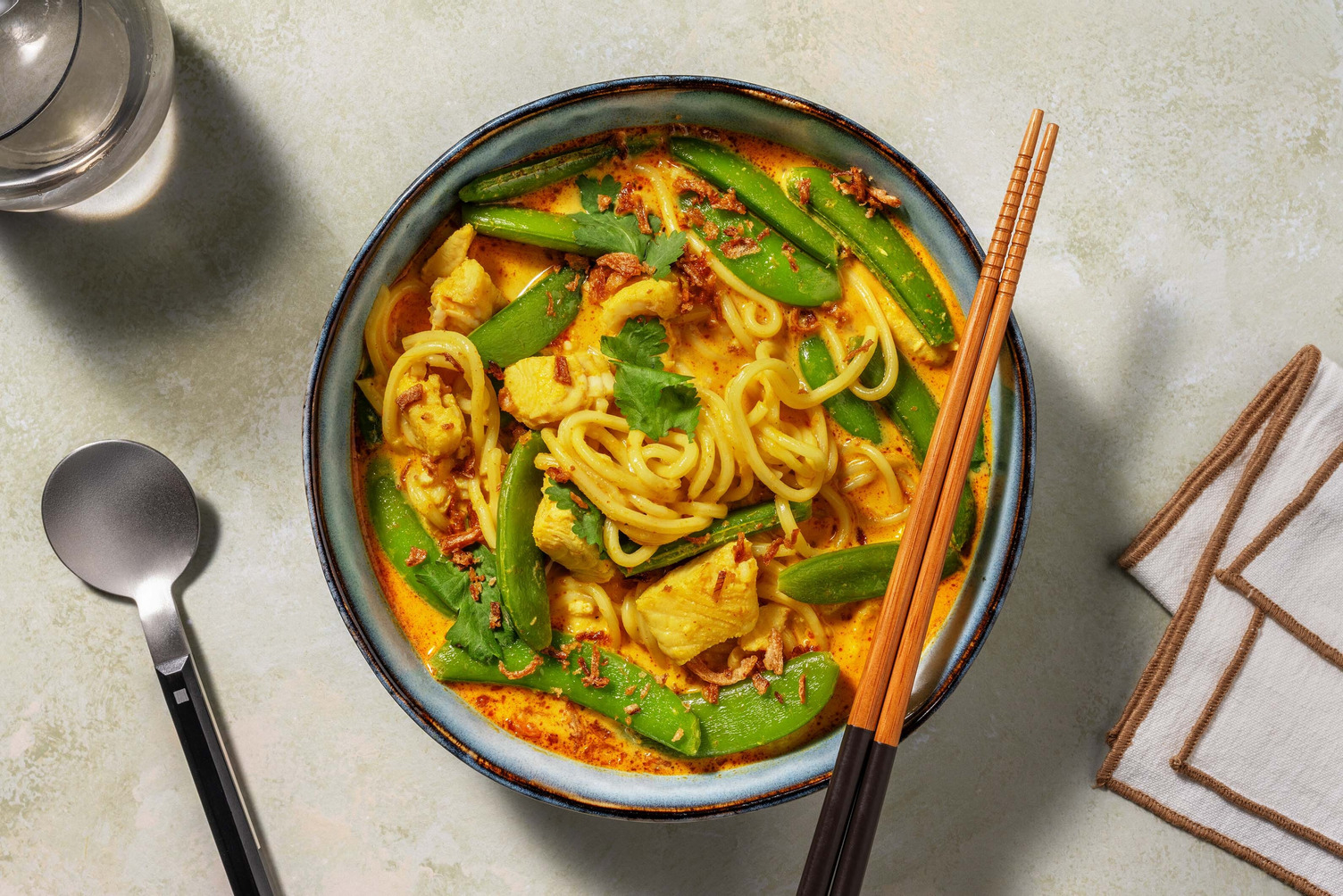 SuperQuick Spicy Salmon Laksa