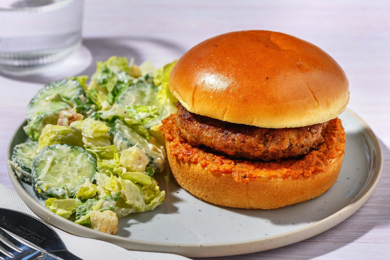 SuperQuick Cheesy Italian-Inspired Burgers