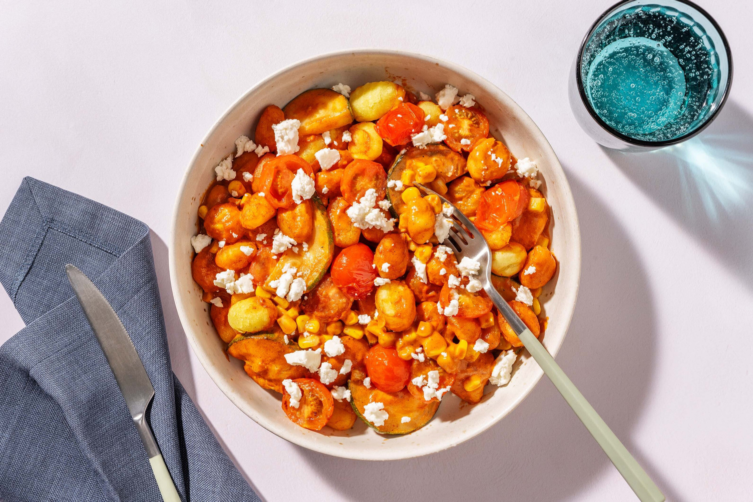 SuperQuick Oven-Roasted Gnocchi and Bacon