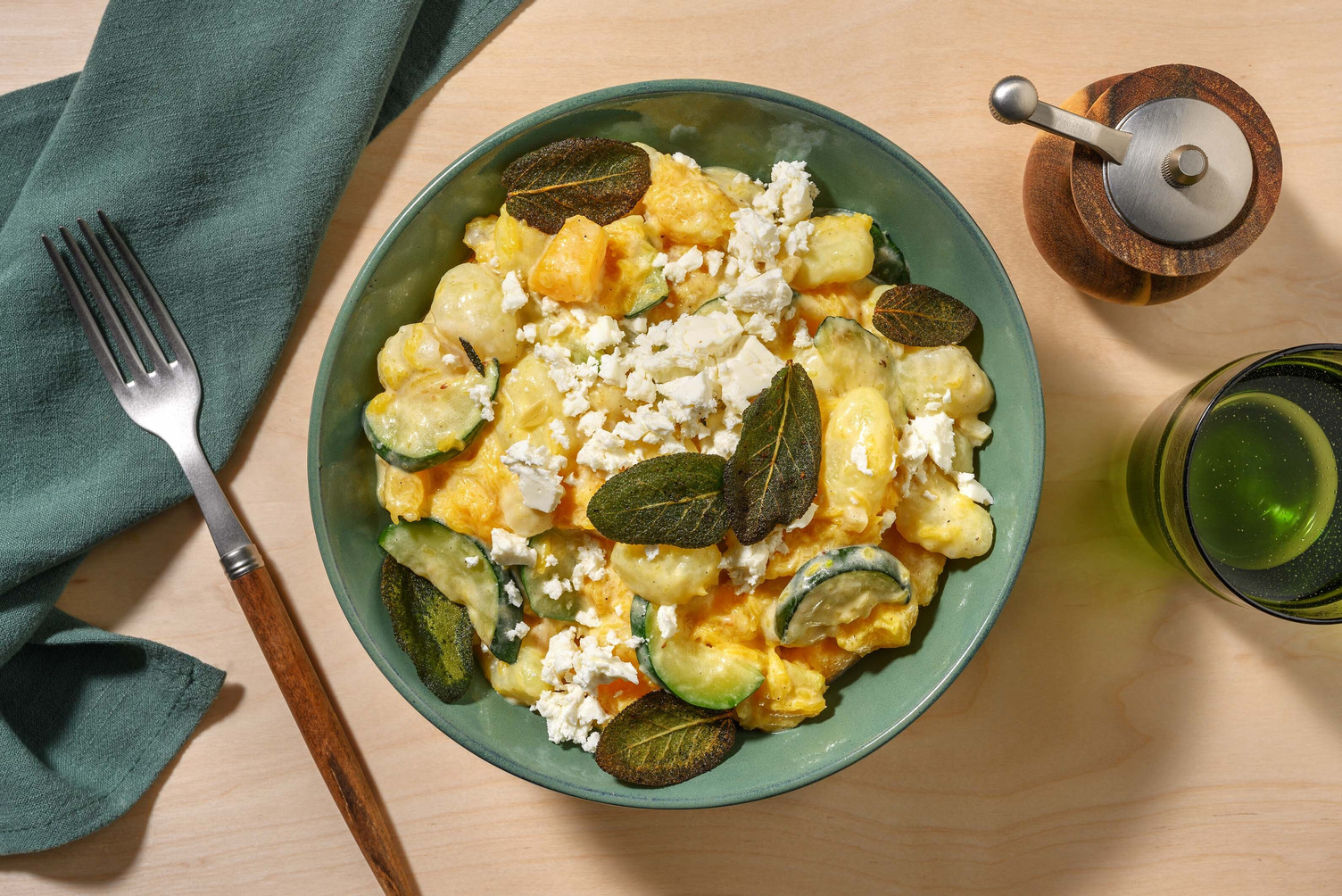 Gnocchi super rapides en sauce crémeuse au fromage de chèvre