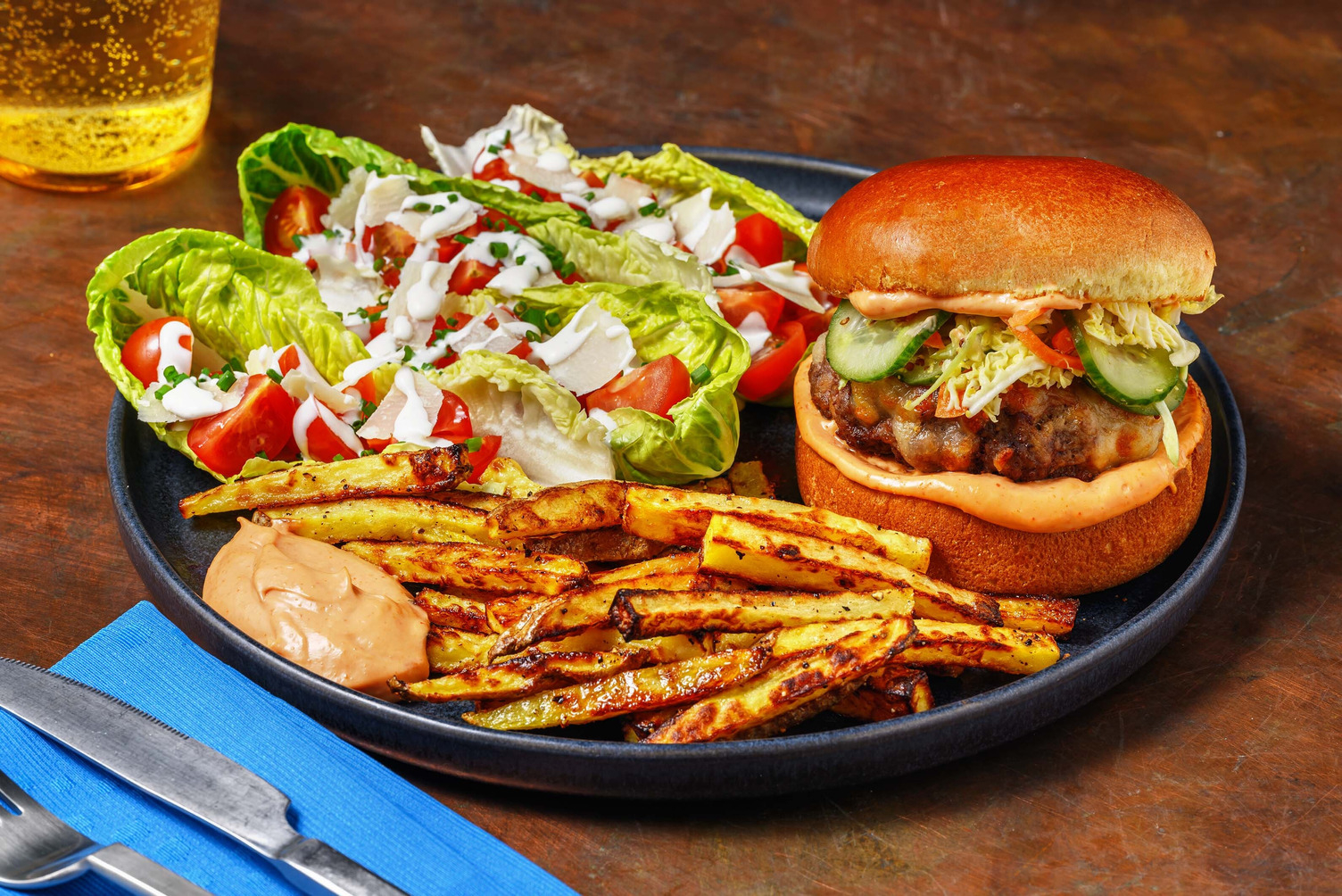 ”The big fresh”-cheeseburgare