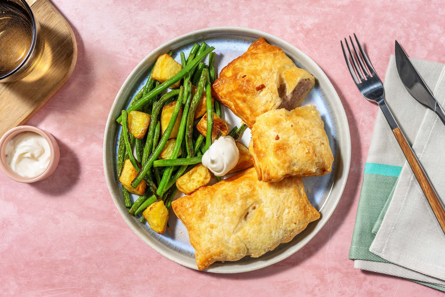Cheese and Wholegrain Mustard Sausage Rolls