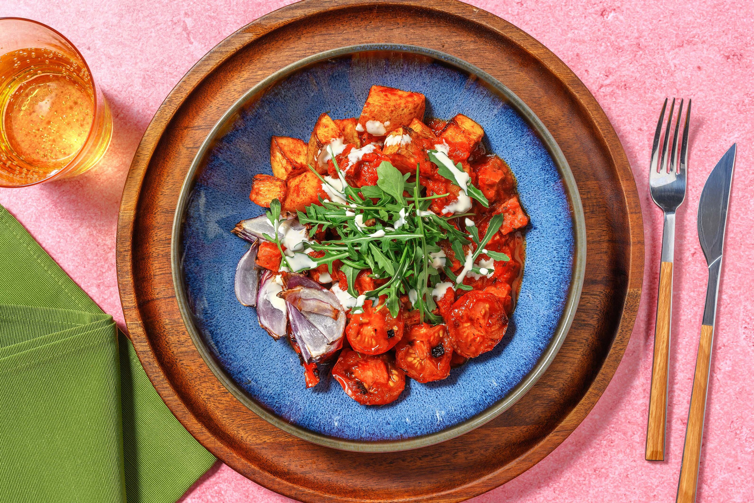 Chorizo Patatas Bravas