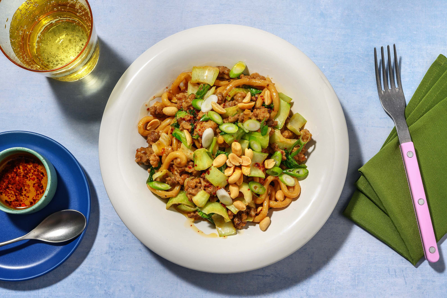 Dan dan-nudler og kjøttdeig