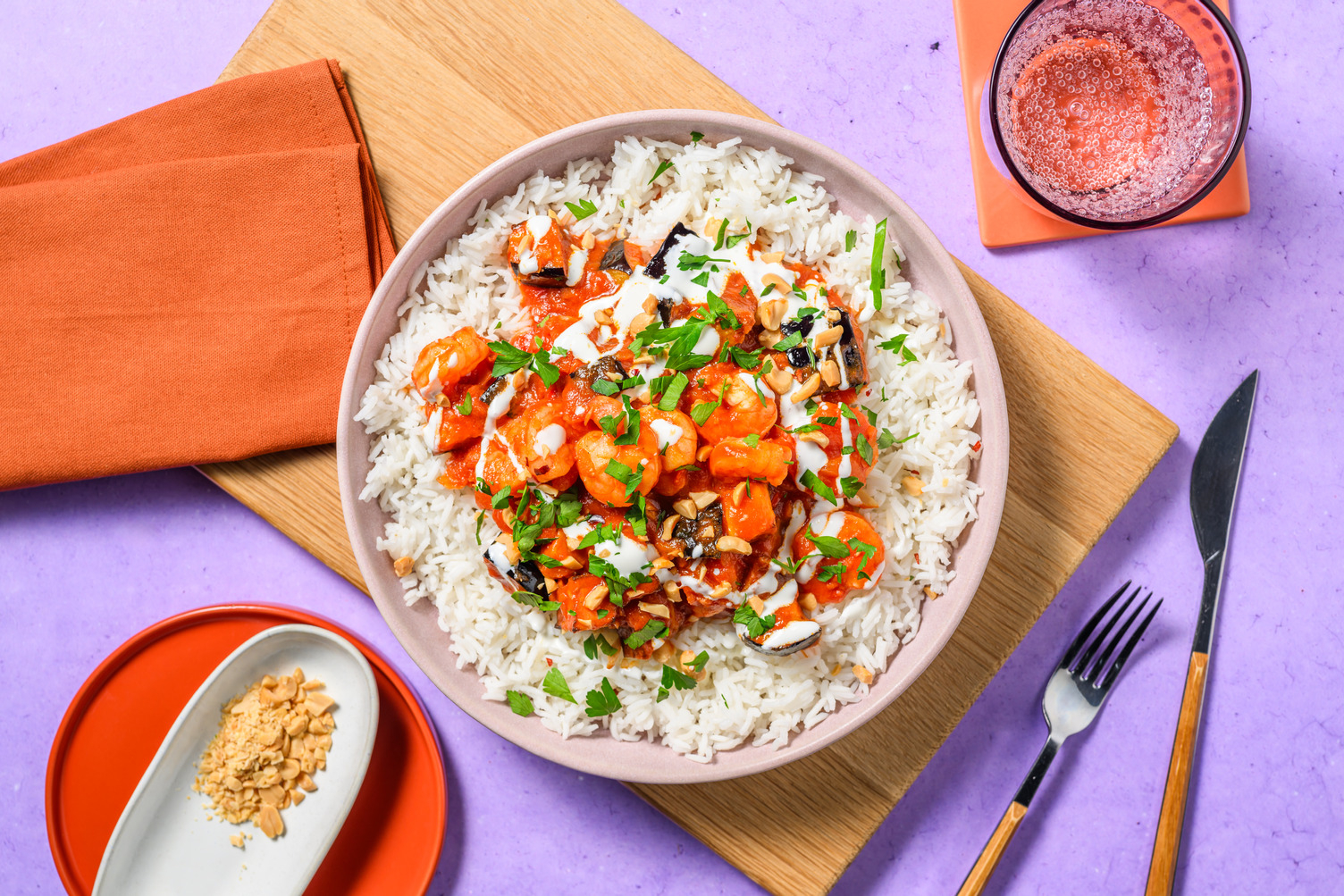 Prawn and Aubergine Curry