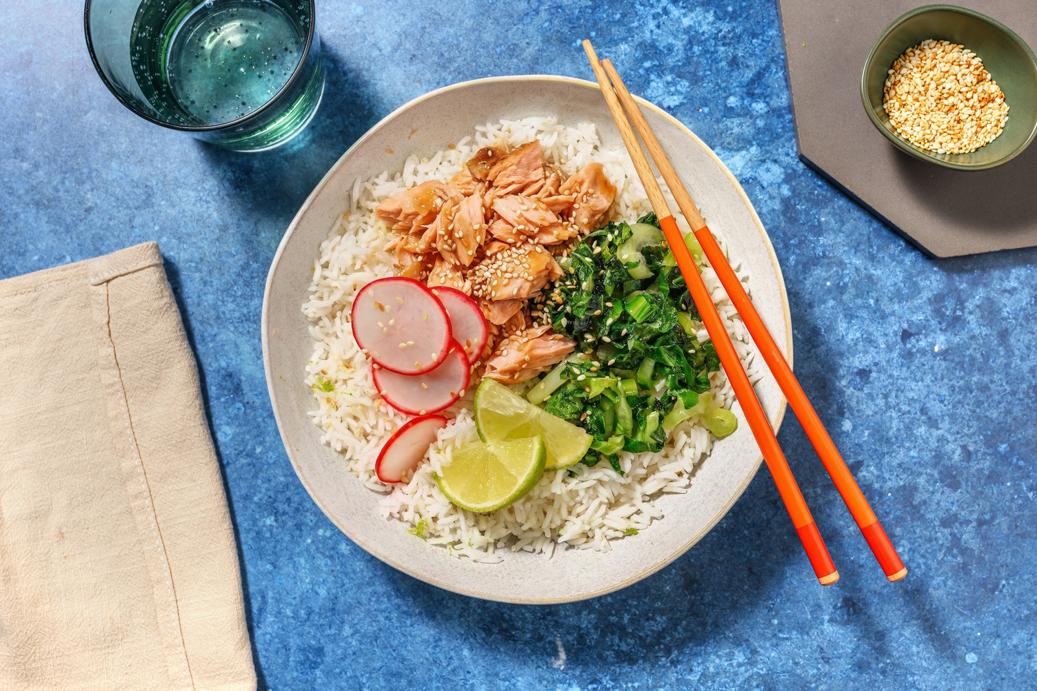Teriyaki Salmon Rice Bowl