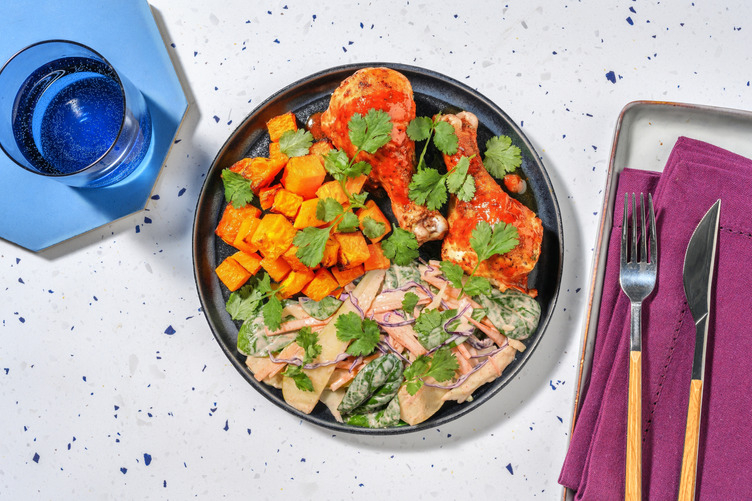 Sticky Halloumi & Roast Pumpkin