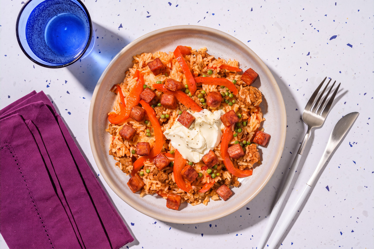Midweek Mexican Style Beef & Chorizo Pilaf