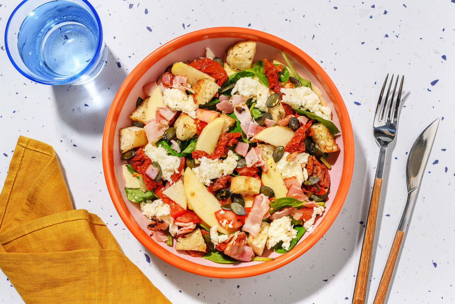 Insalata di bufala Dop e mazzancolle