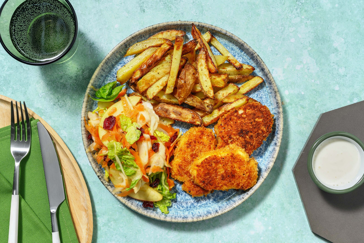 BBQ-paneret halloumi