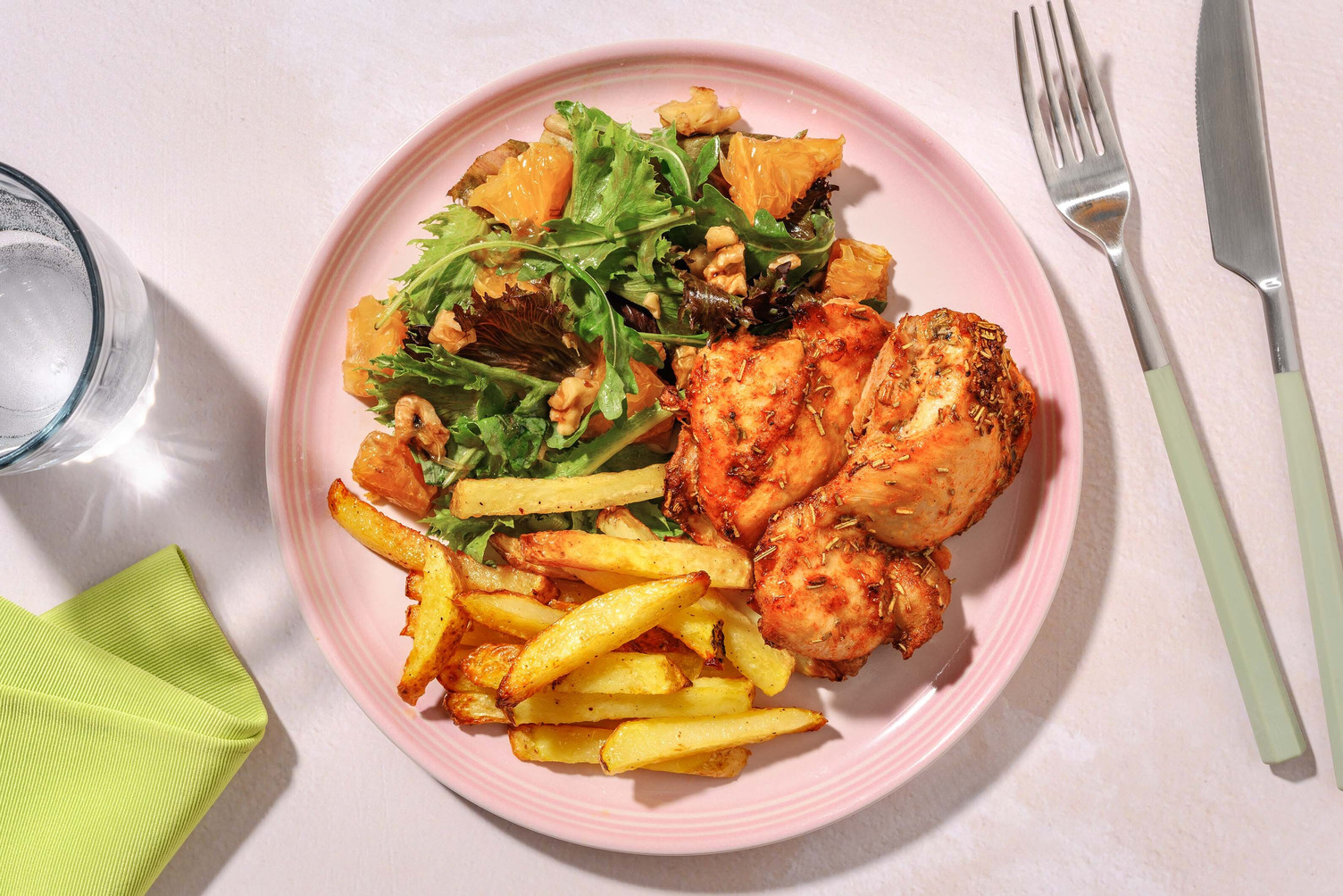 Bistecche di pollo arrosto al profumo di paprika