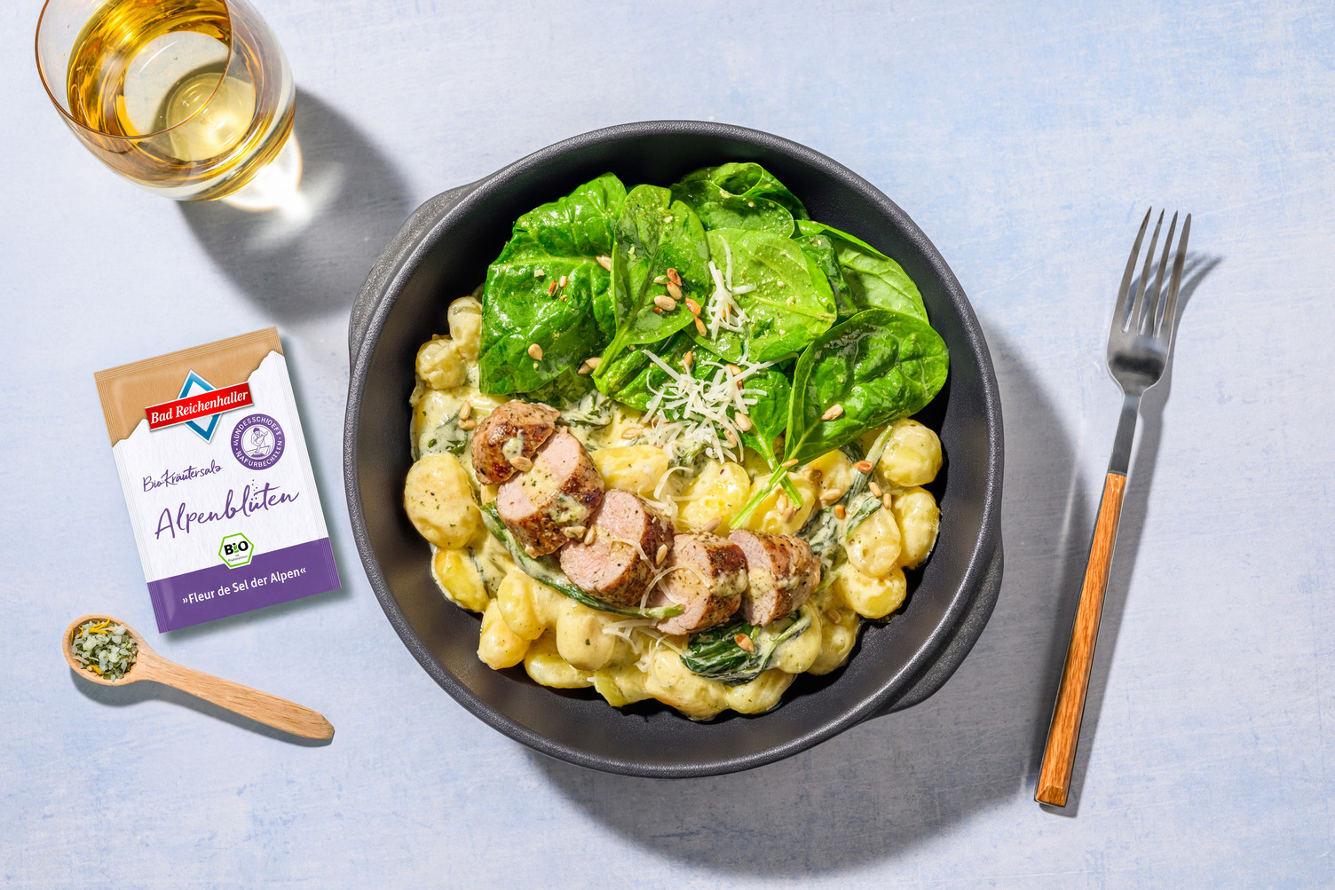 Herzhafte Gnocchi-Pfanne mit Schweinefilet