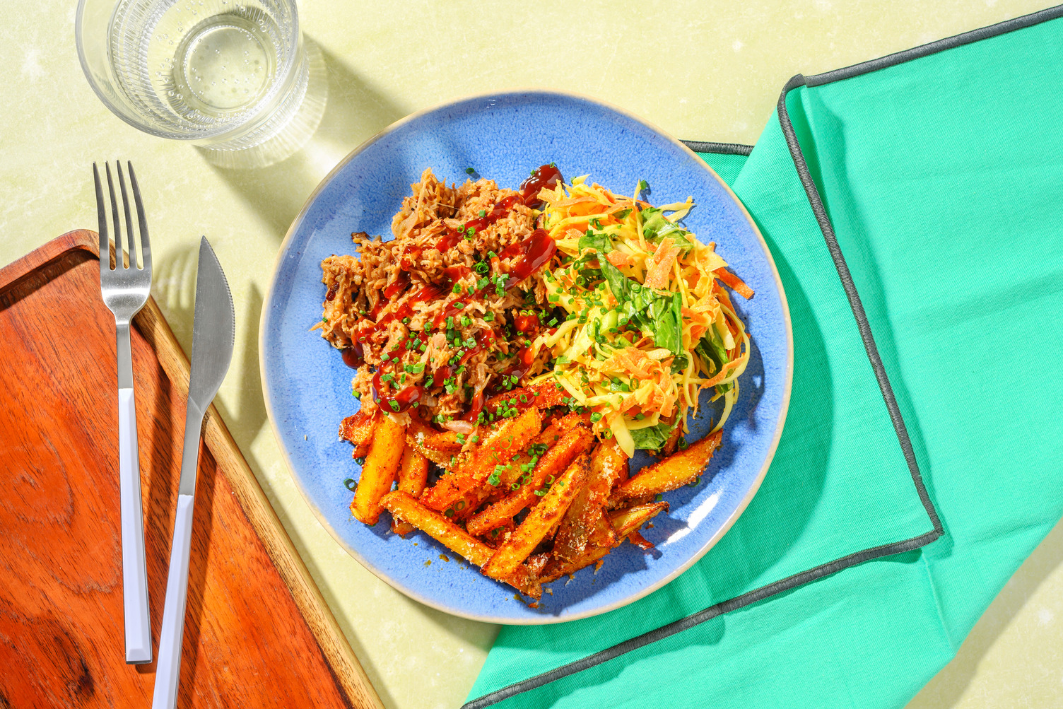 BBQ pulled pork-bowl