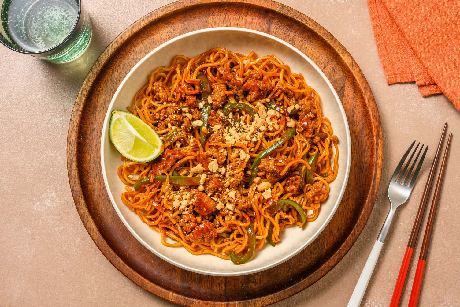 Korean Style BBQ Beef Noodles