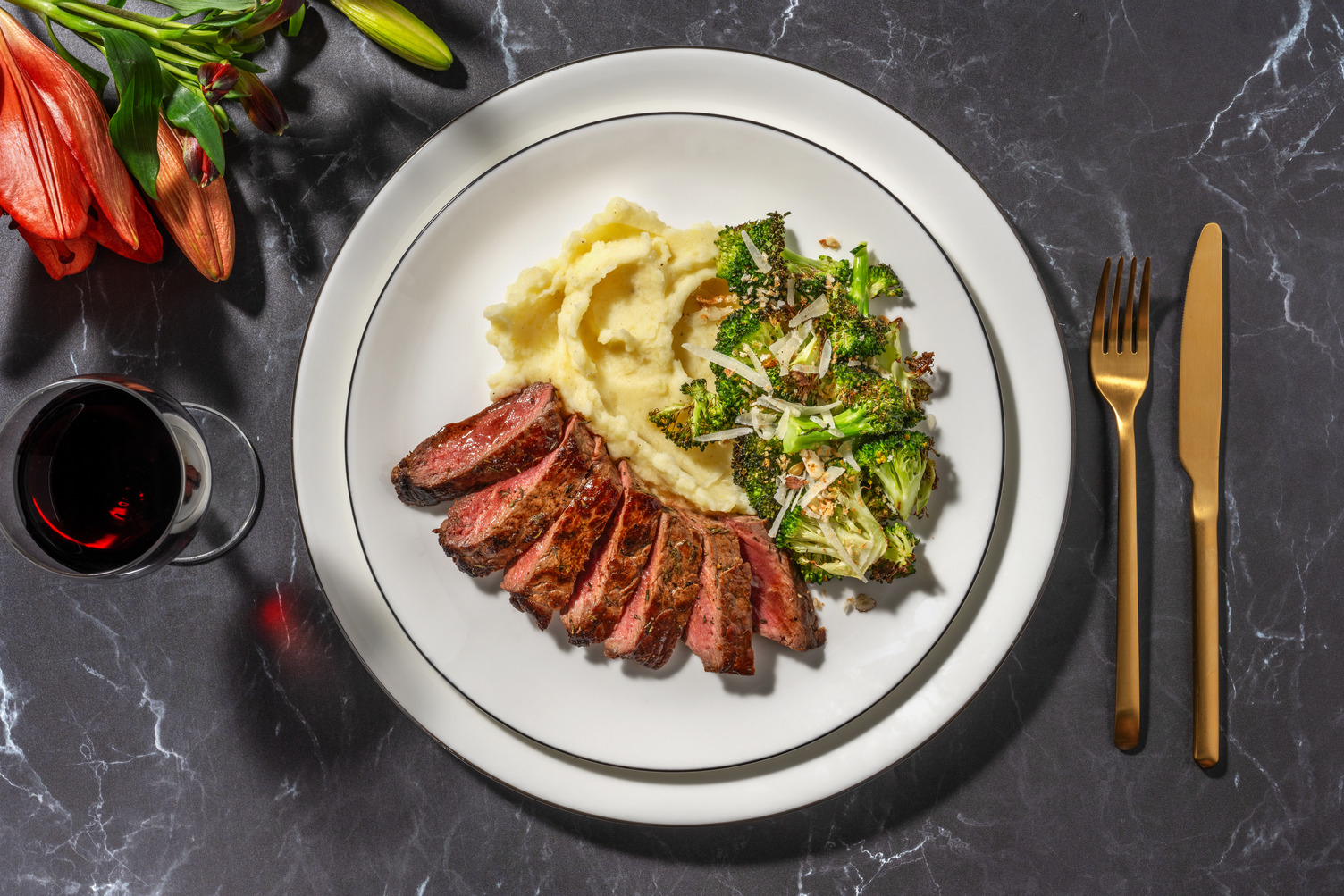 Irish Sirloin Steak in Truffle Butter