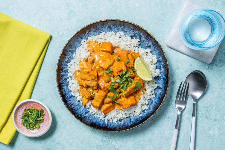 Thai Coconut and Sweet Potato Curry with Paneer