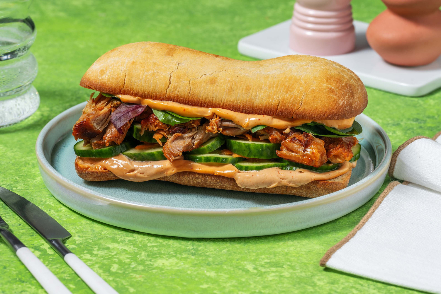 Banh Mi - panino vietnamita al pulled chicken