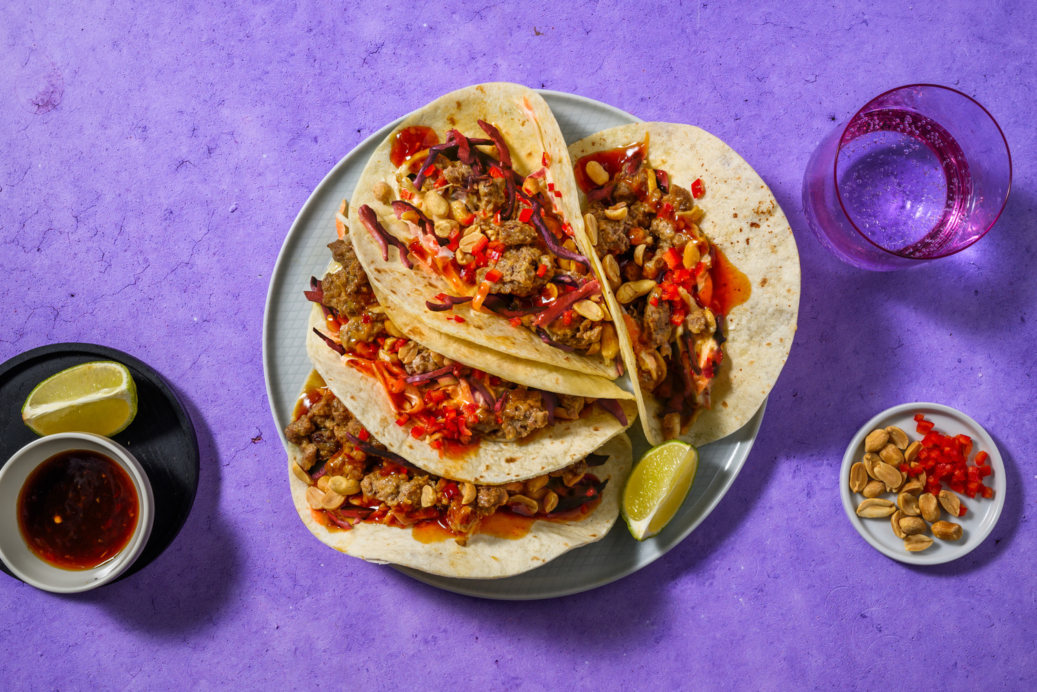 Asian-inspired Beef Tacos