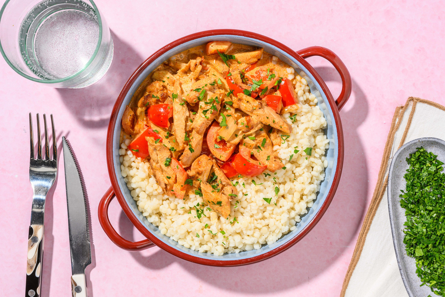 Pollo paprikash all'ungherese