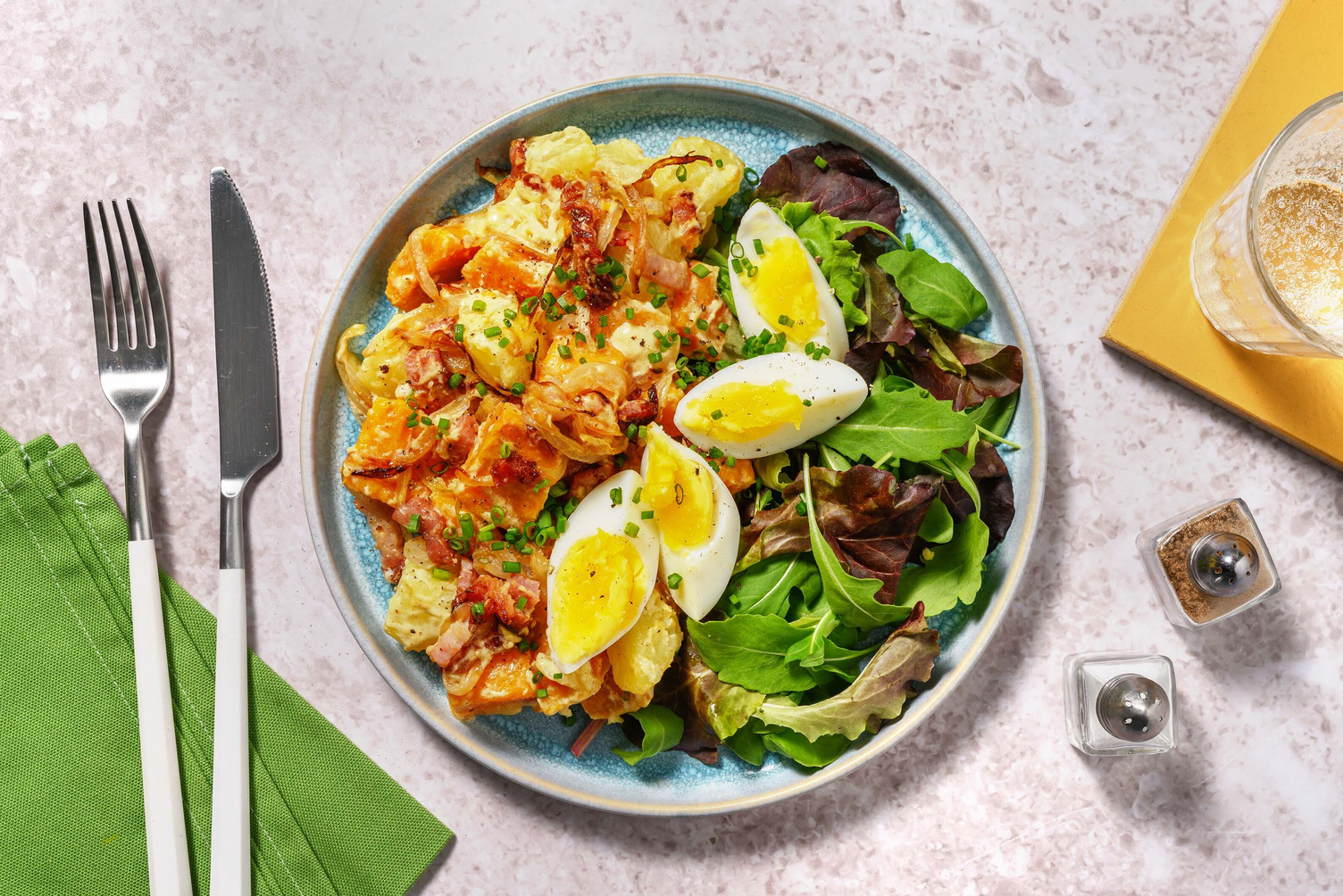 Kartofellsalat - insalata di patate e bacon