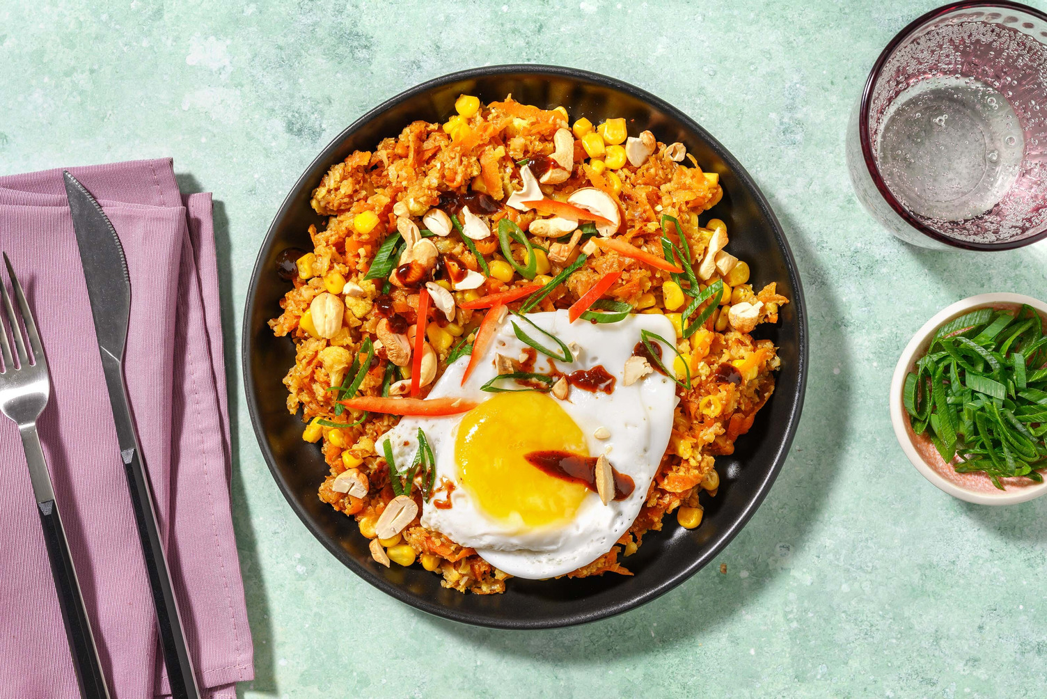 'Riso' fritto di cavolfiore e carote