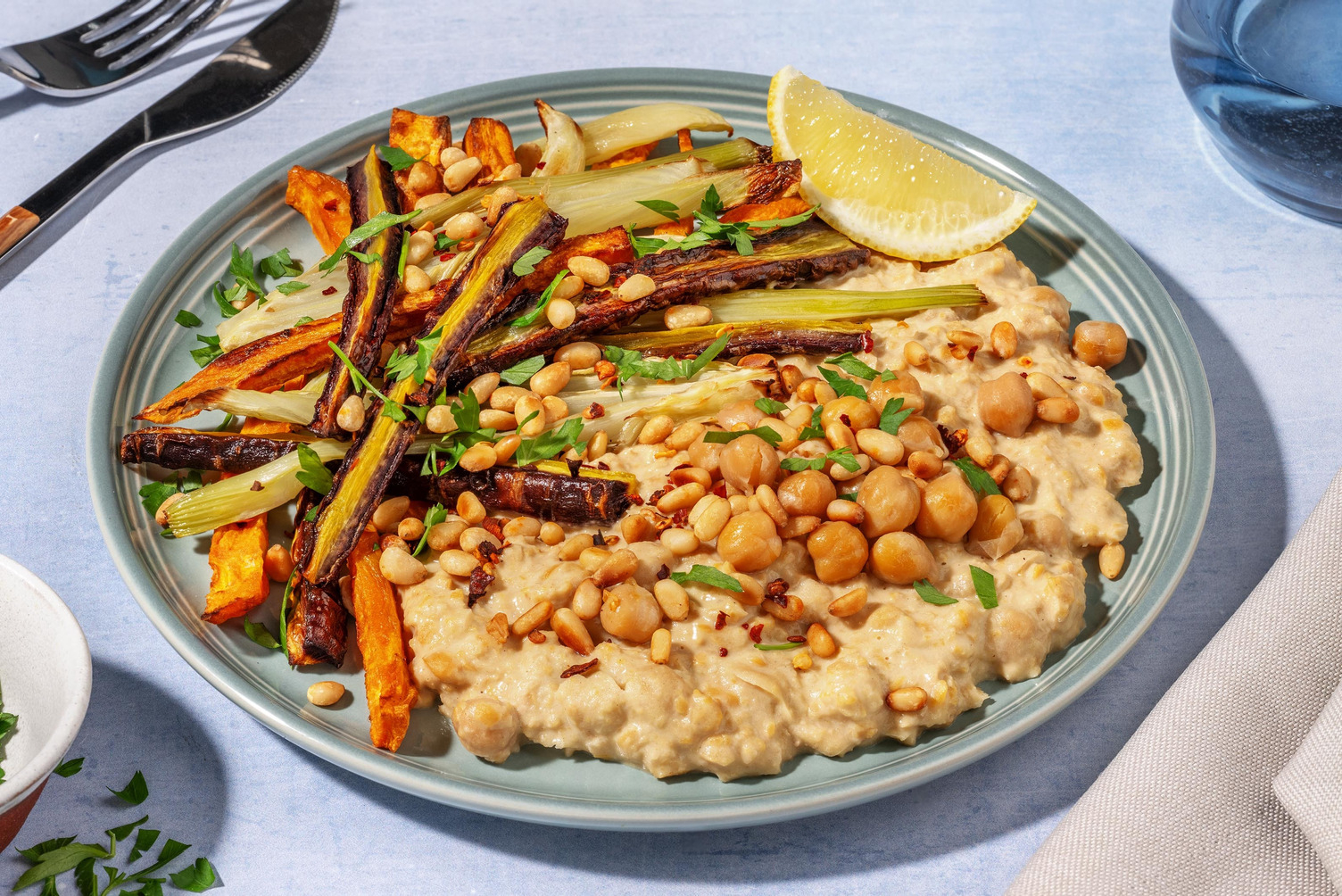 Musabaha - crema di ceci e cumino mediorientale