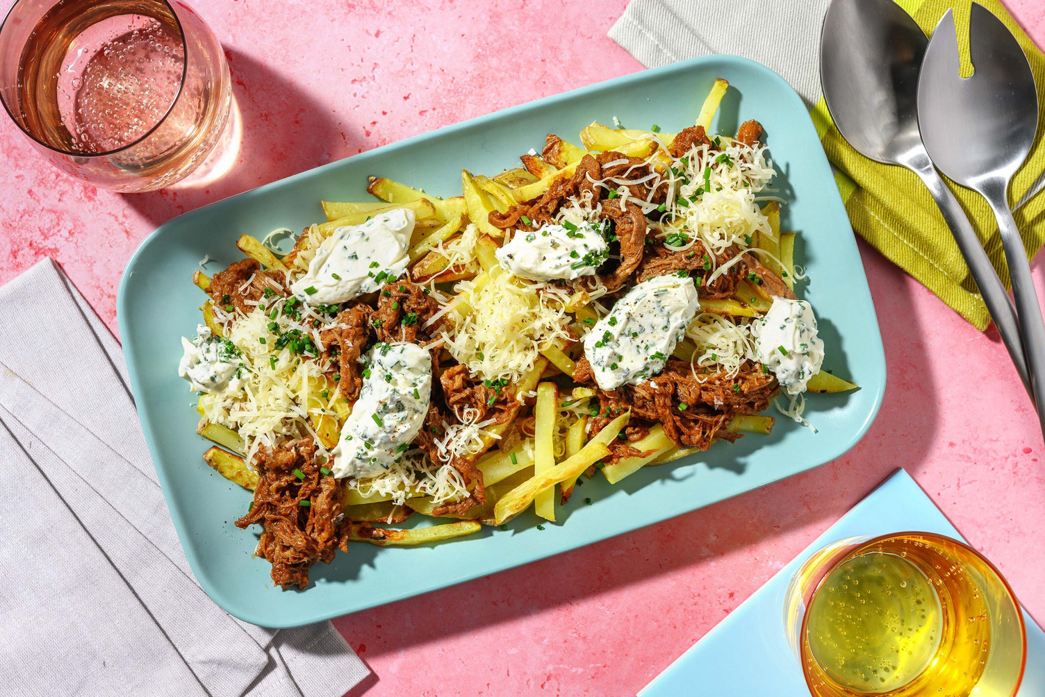 BBQ Pulled Beef Loaded Chips
