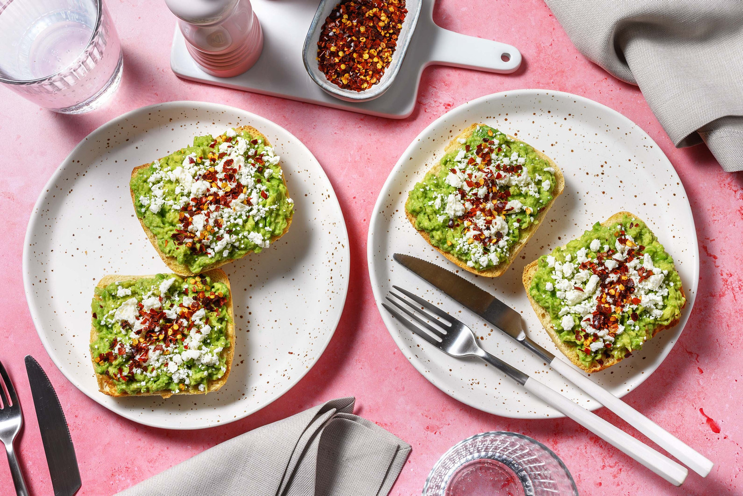 Smashed Avocado & Greek Style Cheese Ciabatta