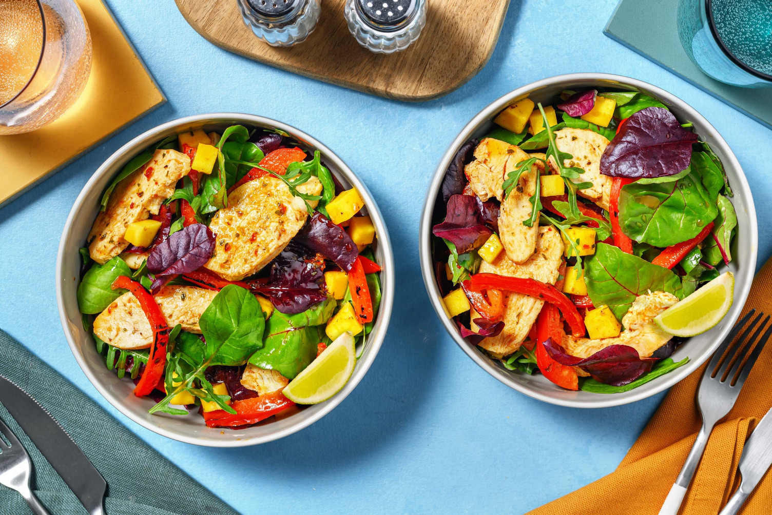 Spicy Chicken and Mango Salad