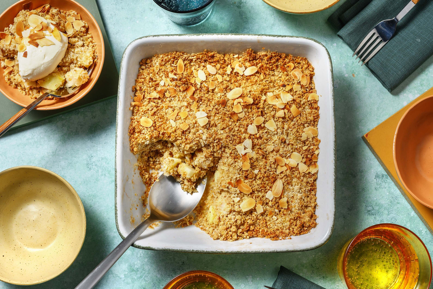 Gingernut Apple Crumble