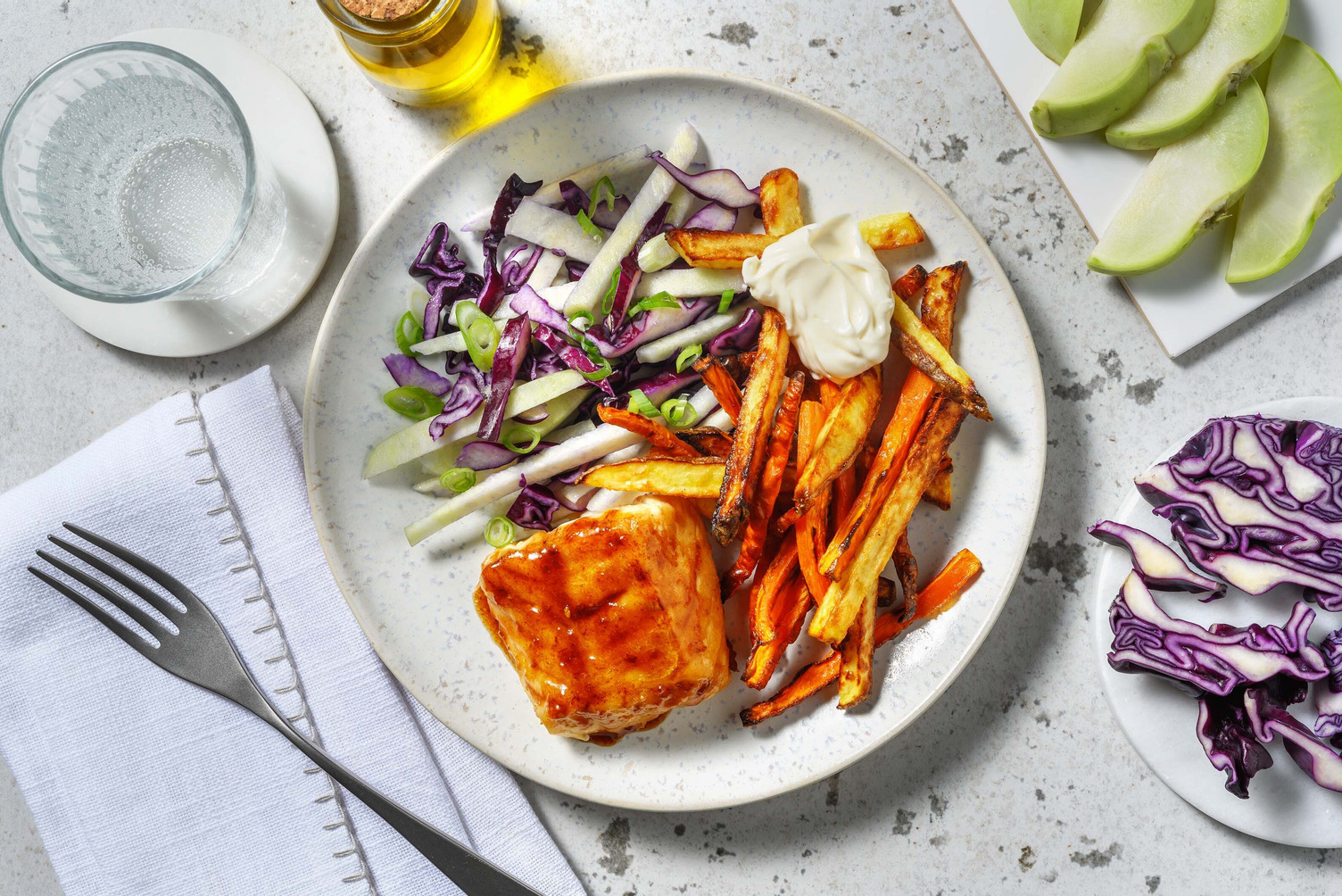 Ingefær- og soyamarinert torsk