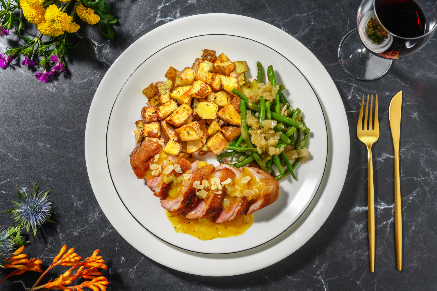 Ente à l'Orange