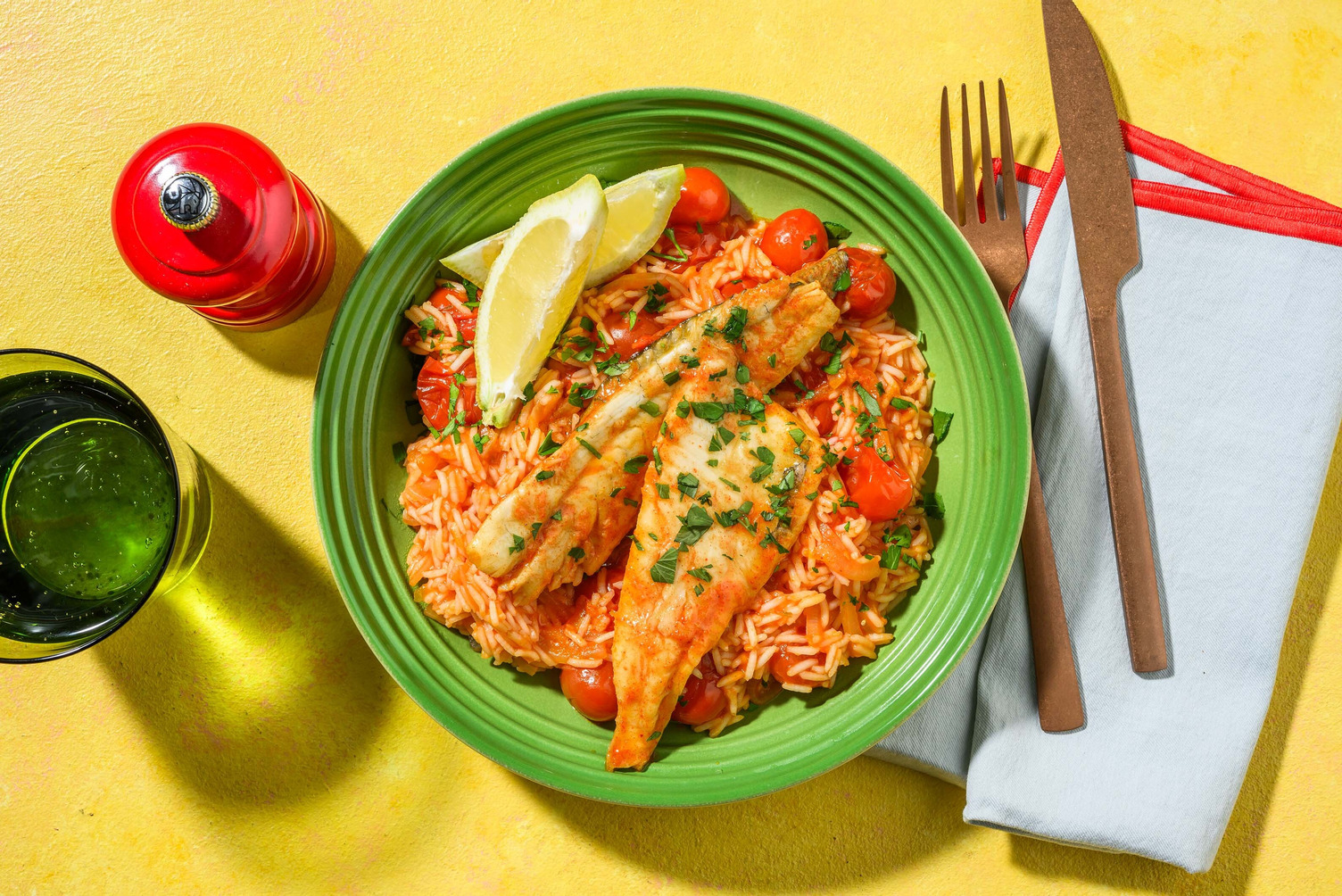 One-pot de dorade au paprika fumé 