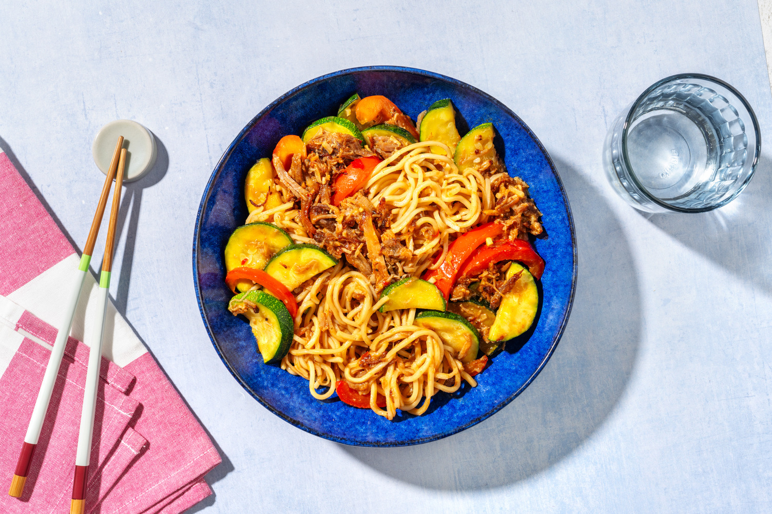 Pulled Pork Noodle Wok