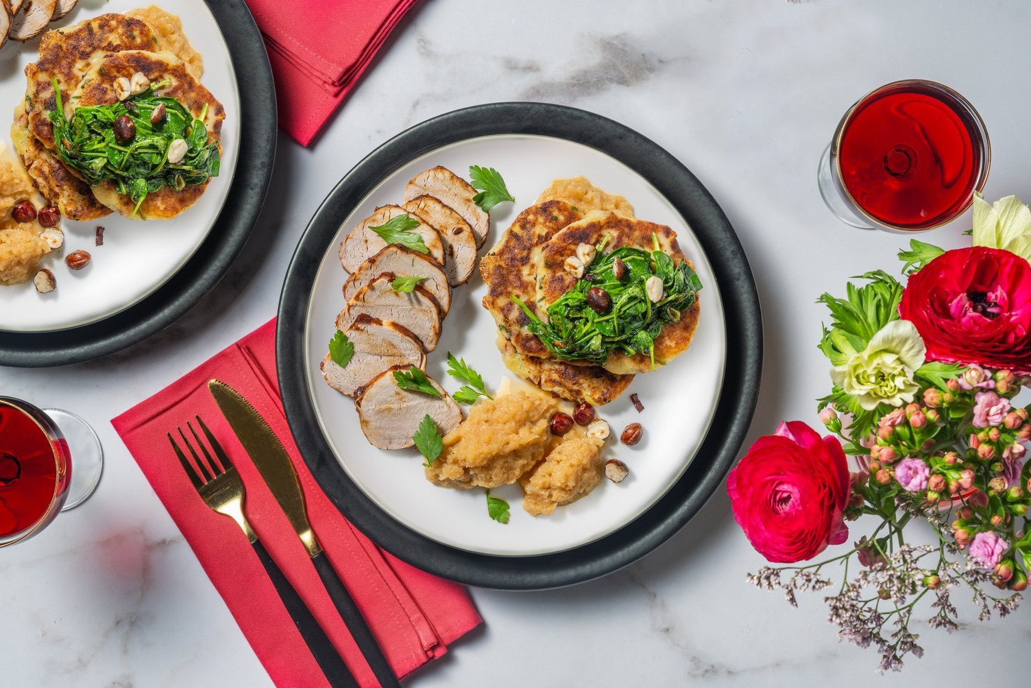 Lonza glassata al chutney di pere e arancia