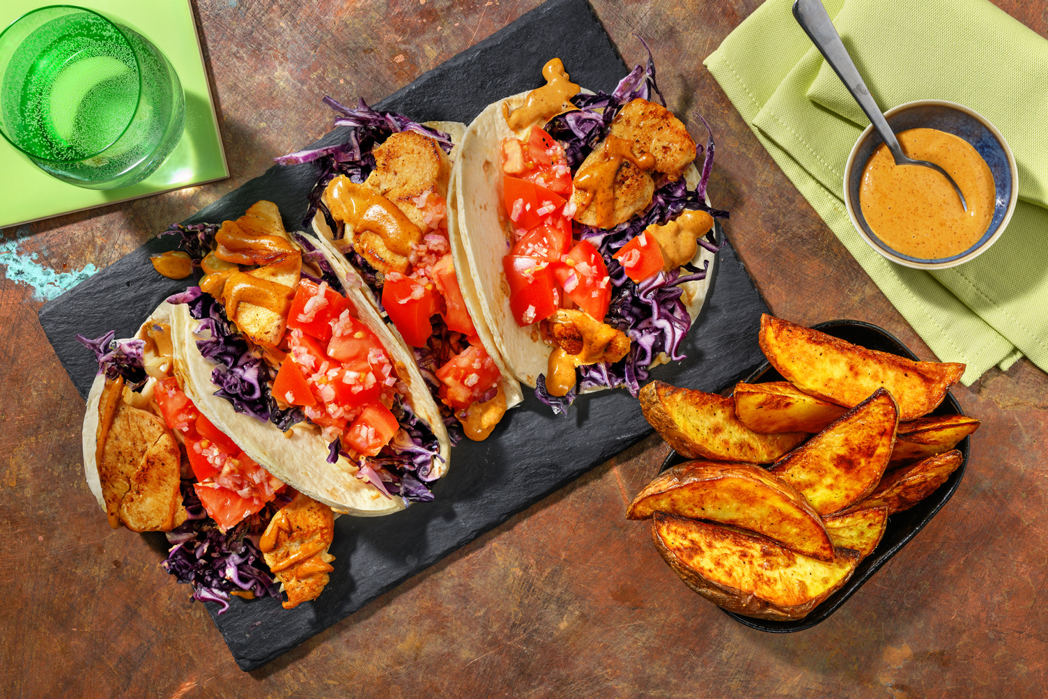 Chicken Satay Tortillas